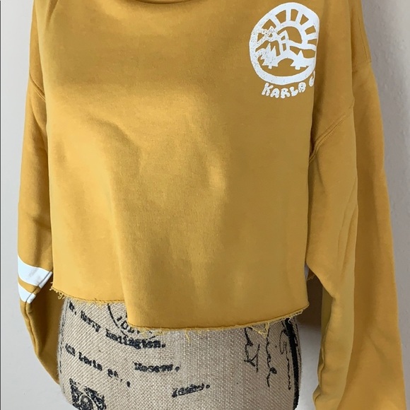 Free People Cropped Hoodie (Size Small)🧡 - Picture 8 of 8